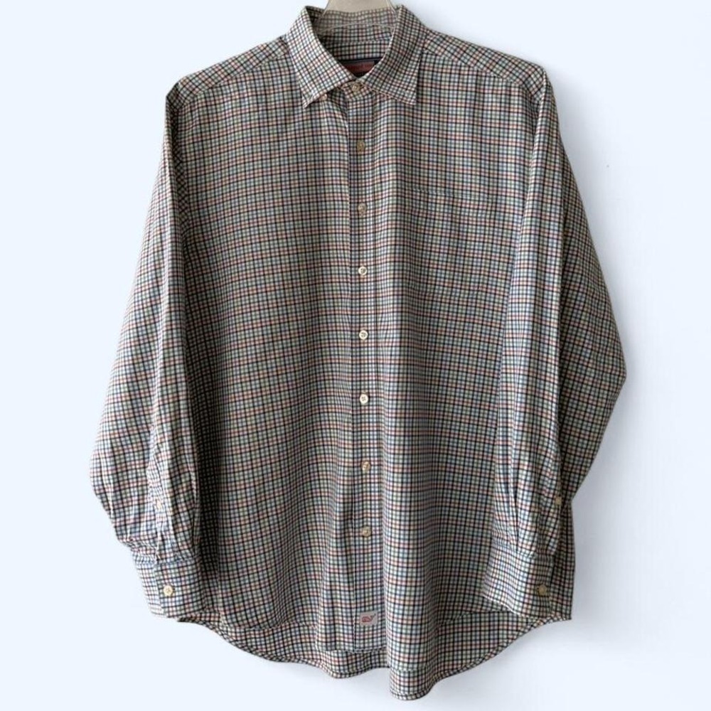 Vineyard Vines Murray Shirt Mens Long Sleeve Plaid Button Down‎ 100% Cotton L